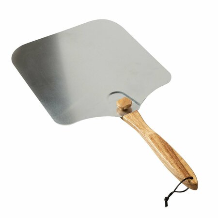 OLD STONE Aluminum Pizza Peel with Folding Wood Handle 16 In. x 14 In. KCH-08436